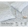 thumbnail image 6 of RUVANTI 100% Organic Cotton Sheets - California king Sheet Sets - 4 Piece Percale Weave Bedding, Crisp, Cooling & Breathable, Soft & Durable, 16" Deep Pocket, Hotel Quality Sábanas - Ornate Oasis, 6 of 6
