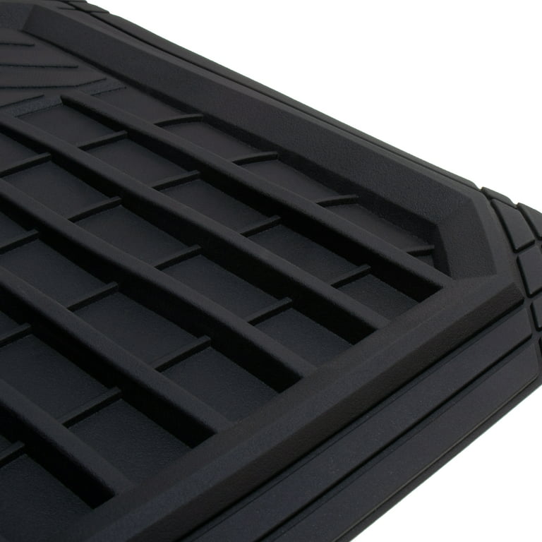 4x4 Retro Rubber Floor Mat Set