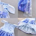 thumbnail image 7 of Baby Girls Elsa Costume Dress Snow Halloween Cosplay Princess Dress, 7 of 7