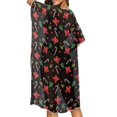 thumbnail image 4 of HELLHERO Dark Christmas Style Beach Cover Up Breathable Polyester Casual Bathing Suit Cover Up, 4 of 6