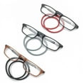 thumbnail image 4 of Lunettes de Lecture Magnétiques Unisexes : Verres Polarisés Clairs avec Sangle de Cou MG080-0, 4 of 9