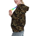 thumbnail image 2 of Lsque Sea Turtle With Ocean Pattern Casual Women's Hoodie,Hooded Sweatshirt with Kangaroo Pocket,Pullover Hoodie with Eye-catching Drawstrings-Small, 2 of 7