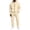 #Beige_005, variant on Domuza Full‑Zip Hooded Sweatshirt and Straight‑Leg Sweatpants Set for Men, 2‑Piece Pullover Sweatsuit, Relaxed‑Fit Athletic Casual Outfit with Pockets