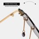 thumbnail image 5 of 2x Gafas De Sol Sin Montura De Moda Para Mujer, Gafas De Sol Con Borlas En La Nube, Sombras Sunnimix Gafas de sol Cloud sin montura, 5 of 7