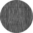 thumbnail image 1 of Ahgly Company Indoor Round Abstract Gray Modern Area Rugs, 4' Round, 1 of 4