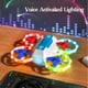 thumbnail image 1 of Mini Drone para niños Luz LED controlada por Voz Control Remoto Drone RC Quadcopter para Principiantes Blanco 1 batería, 1 of 12