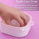 thumbnail image 3 of Cuenco para remojo de uñas, bandeja para remojo de uñas con herramientas para quitar esmalte de uñas, cuencos de manicura con cutícula, 3 of 5