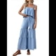 thumbnail image 3 of Conjunto de Dos Piezas para Mujer, con Pantalones de , Mono A Juego, Ropa Informal de Verano para Playa y Vacaciones, Ropa de Moda. Azul M, 3 of 10