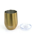 thumbnail image 3 of WAO 12 Ounce Stainless Steel Thermal Wine Tumbler with Lid in Gold, 3 of 7