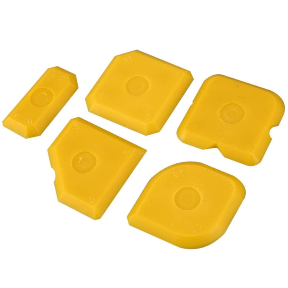 anna 5pcs Silicone Sealant Tool Spreader Finish Kit Caulk Tile Grout  Applicator