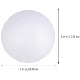 thumbnail image 2 of 50Pcs Foam Craft Balls Smooth Styrofoam Balls Round Polystyrene Balls DIY Modeling Art Projects Christmas Decorations (Solid 5cm), 2 of 8