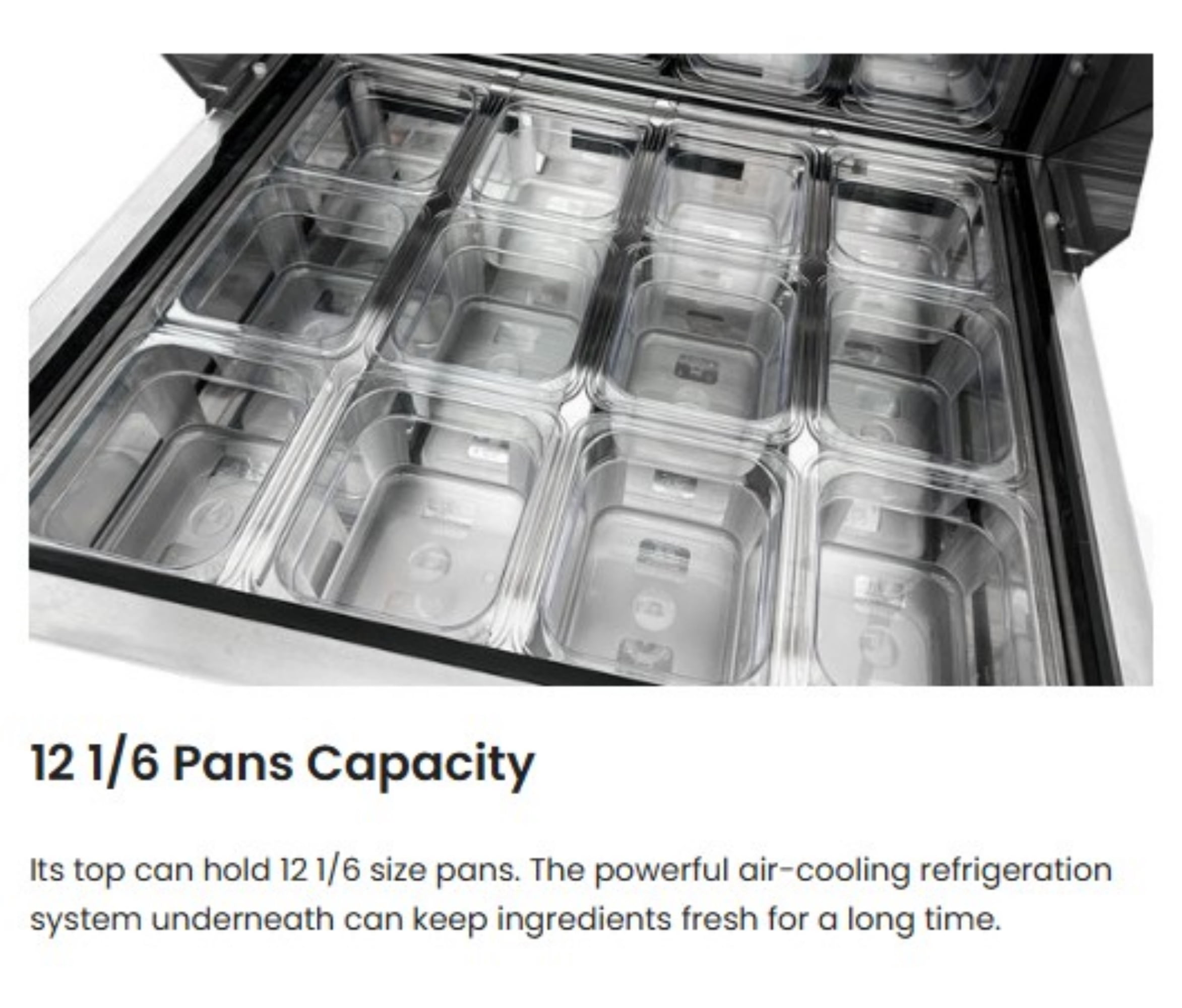 27.5 in. Commercial Mega Top Sandwich Prep Table Refrigerator, Stainless Steel Salad & Pizza Prep Station with 12 Pan Slots, Undercounter Fridge with Digital Temperature Control and Wheels