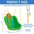 thumbnail image 6 of CoComelon 2-in-1 Outdoor Swing by Delta Children – For Babies and Toddlers – Full Bucket Seat, 6 of 11