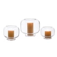 thumbnail image 4 of Mainstays 8" Clear Glass Hurricane Pillar Home Candle Holder Large, 4 of 9