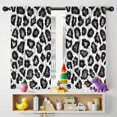 thumbnail image 5 of Blackout Kids Curtains,Black Leopard Pattern Childrens Insulated Curtains Set Of 2,Bedroom Essentials,Toddler Room Decor 42"x54", 5 of 5