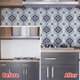 thumbnail image 4 of Peel & Stick Tile Stickers 9 PCS Self Adhesive Backsplash Decorative Wall Stickers for Kitchen Bathroom Tile Decals Waterproof & Removable, 4 of 14