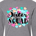 thumbnail image 4 of Inktastic Sister Squad hearts Long Sleeve T-Shirt, 4 of 5