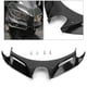 thumbnail image 3 of Cubierta de ala de parabrisas aerodinámico de carenado frontal compatible con Kawasaki Ninja 250/400 2018-2020 Negro, 3 of 10