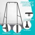 thumbnail image 2 of Foldable Swing Stand for Kids, Toddler Swing Sets for Backyard, Outdoor Metal Swing Frame for Baby Swings, Black, 2 of 7