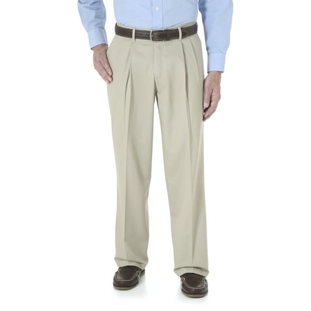 Men's No Iron Pleated Casual Pant