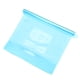 thumbnail image 5 of Contenedor de almacenamiento de alimentos de silicona con sello reutilizable de 1500ml, bolsa de conservación de leche, carne y frutas (azul), 5 of 5