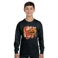thumbnail image 2 of Awkward Styles Halloween Youth Sweatshirt Pumpkin Dinosaur Crewneck Tee for Kids, 2 of 5