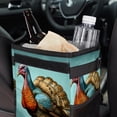 thumbnail image 6 of Turkey Foldable Car Trash Bin with Lid, Leak-Proof Mini Trash Can for Car with Hanging Storage Bag, 6 of 6
