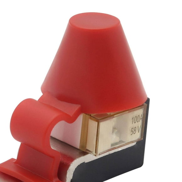 Mrbf Terminal Fuse Block Compact Mount 5/16" M8 Marine Rated Battery Fuse for Boat 100A