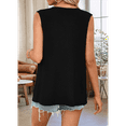 thumbnail image 5 of Women'S 2025 Summer Sweater Vest Sleeveless Knit Cardigan Button Down Tank Tops, 5 of 8