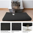 thumbnail image 5 of BN-LINK 17" x 23" Cat Litter Mat Trapping Match, Honeycomb Double Layer Design, Urine-Proof and Water Proof, Scatter Control, Easier to Clean & Washable(Black), 5 of 6