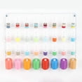 thumbnail image 2 of Xinxinyy Metal Wall Hanging Thread Holder 32-Spool Sewing Thread Organizer Needle Spool Storage Sewing Rack Organizer Tool, 2 of 9