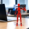 thumbnail image 4 of Figura móvil multiarticulada impresa en 3D, muñeco de acción 13, juego para padres e hijos, figura de acción de robot, figura de acción impresa en 3D, 4 of 6