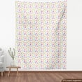 thumbnail image 3 of Ambesonne Colorful Fabric by the Yard Upholstery, Old Peace Sign, 10 Yards, Multicolor, 3 of 4