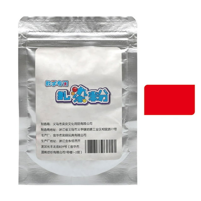 Trayknick 25g Tie Dye Fabric Powder Pigment Paint Color Crafts DIY Decorating Material Red
