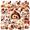 5A, variant on Cartoon Thanksgiving Stickers, Waterproof Turkey Sticker for Water Bottle Laptop Phone Cases Planner Skateboard Luggage Helmet Party Favor Decor, Ideal for Adults Teens Teacher Rewards