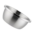 thumbnail image 1 of Cuenco para mezclar, cuenco para lavar arroz, solo 1 pieza, colador de alimentos de acero inoxidable 304 Tazón para mezclar de 20 cm, 1 of 9