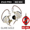 thumbnail image 1 of KZ ZS10 PRO 4BA + 1DD HIFI Auriculares de metal Auriculares híbridos en la oreja Auriculares deportivos con cancelación de ruido KZ ZSN PRO ZST AS16 AS12 AS10 C16 Tan Jianjun unisex, 1 of 2