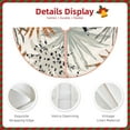 thumbnail image 3 of Sikiie Tropical Leaves Nativity Christmas Tree Skirt, Jesus Christian Winter Holiday Tree Mat Decoration(30-48IN), 3 of 6