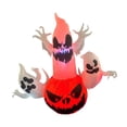 thumbnail image 4 of Calabaza inflable,Calabaza inflable para decoración de exteriores de Halloween,Decoraciones de Halloween con luces LED y ,Jardín interior Césped Patio Jardín Iluminado, 4 of 9