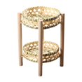 thumbnail image 3 of Baoblaze 2 Tier Storage Basket Fruit Rack, Decorative, Multifunctional, Detachable Bread A, 3 of 8