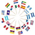 thumbnail image 1 of Yanonmyfd 200pcs World Cup Toothpick Flags Cake Toppers for World Cup Soccer 2026 Decorations, 48 Countries Cocktail Stick Flags for Sandwich Cupcake Toppers Soccer Bar Party Supplies,23 Countries, 1 of 20