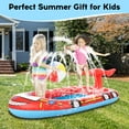 thumbnail image 2 of Large Inflatable Sprinkler Pool for Kids Splash Water Playing Pad Swimming Pool Summer Water Toys, 2 of 8