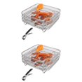 thumbnail image 4 of 6 Pcs  Stackable Air Fryer Racks with Tong Stainless Steel Multi-layer Dehydrator Racks Air Fryer Accessories, 4 of 6