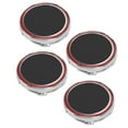thumbnail image 4 of Wheel Hub Cover, 4PCS Easy Installation Car Wheel Centre  Scratch Prevention Decorative Perfect Fitting  For Automobiles Replacement For  500 Black+Red, 4 of 8