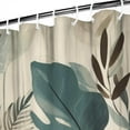 thumbnail image 4 of Boho Floral and Leaves Shower Curtains, Farmhouse Shower Curtains for Bathroom,Waterproof Fabric Shower Curtain Set with 12 Hooks Decor 84×72 Inch, 4 of 4