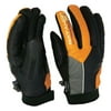 Katahdin Gear Kg047056 Track Leather Glove Short Black/Orange Xx-Large