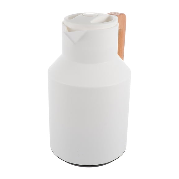 HONITANO 1Pc Warm Keeping Kettle White Water Container with Glass Liner