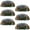 Multicolored, variant on PhooArto 6 Pcs Cup Drawer Pulls, Art Rainbow Unicorn Painting Shell Shape Handles Cabinet Knobs for Dresser Cupboard Closet Wardrobe with Screws