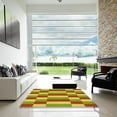thumbnail image 7 of Ahgly Company Machine Washable Indoor Rectangle Transitional Mahogany Brown Area Rugs, 5' x 7', 7 of 7