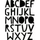 Idea-Ology Coller Tampons en Mousse 26/pkg-Découpe Majuscules Alphabet 1.25" – image 1 sur 1